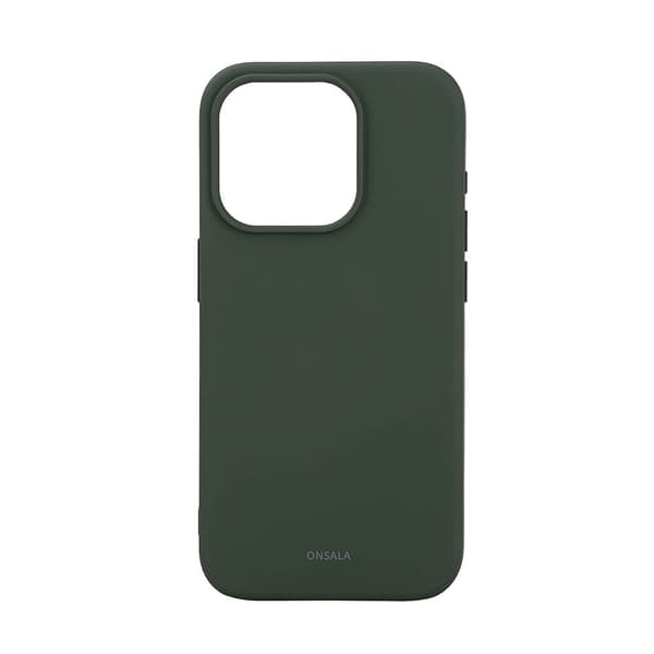 MagSeries silikonikuori oliivinvihreä - iPhone 15 Pro
