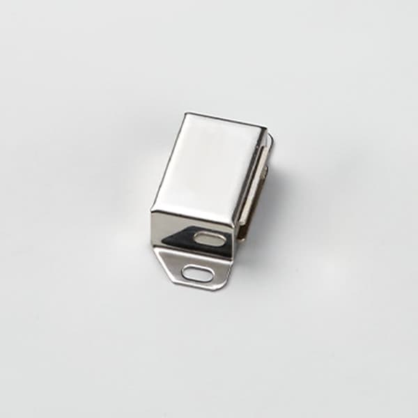 10 stycken skåpsug med kraftfull magnet stor storlek Silver