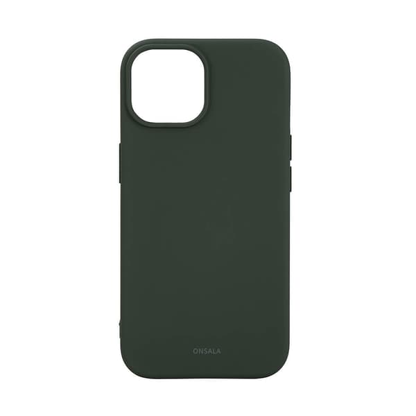 Mobilskal Silikon MagSeries Olive Green - iPhone15