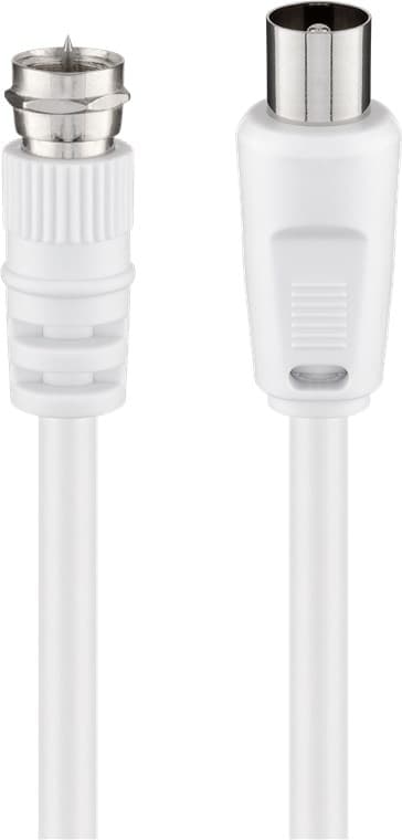 SAT/antenn-adapterkabel (<70 dB), dubbelskärmad