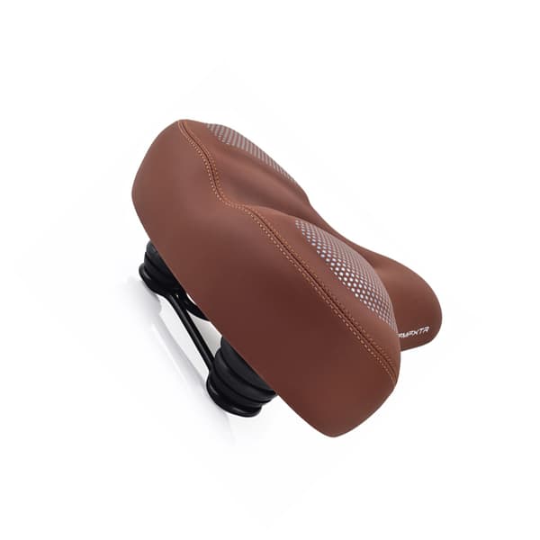 Cykelsadel af skum Brown