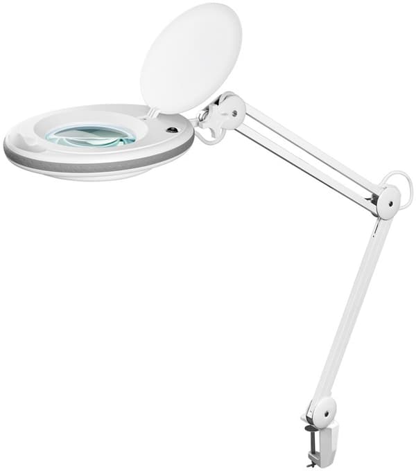 LED-forstørrelseslampe med klemme, 8 W