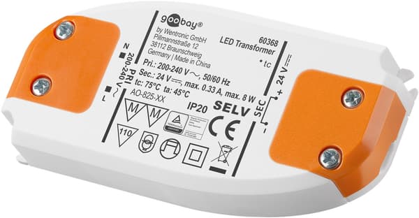 LED-muuntaja 24 V (DC) (DC), 8 W