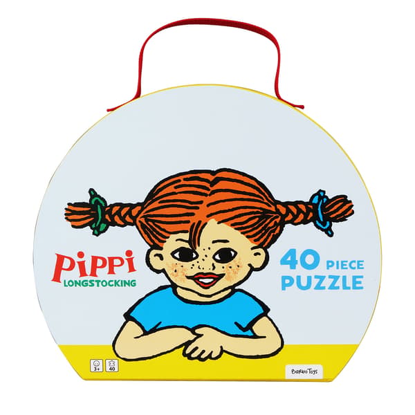 Palapeli 40 Pcs Peppi Pitkätossu - Matkalaukku, Jossa on Palapeli