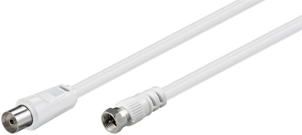 SAT-/antenn-adapterkabel (<70 dB), dubbelskärmad