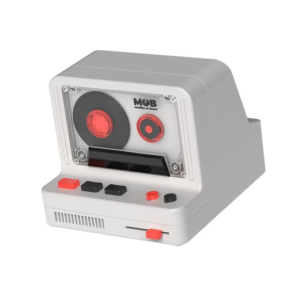 Høyttaler Retro Kamera Grå