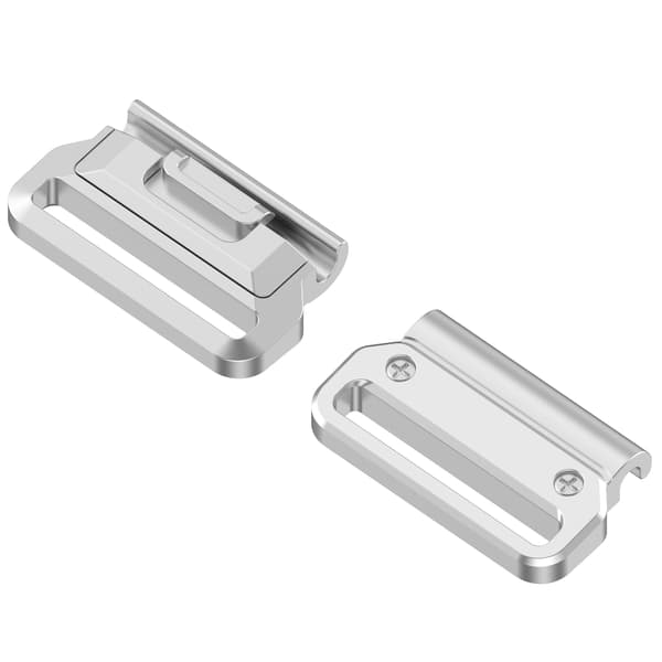 Snabbkoppling för Garmin-klockor 26mm Silver [2-pack] 20 mm
