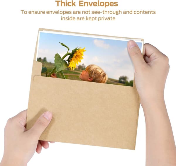 Rustika Kraftkuvert A4 (10,8x15,9 cm, 50-pack)