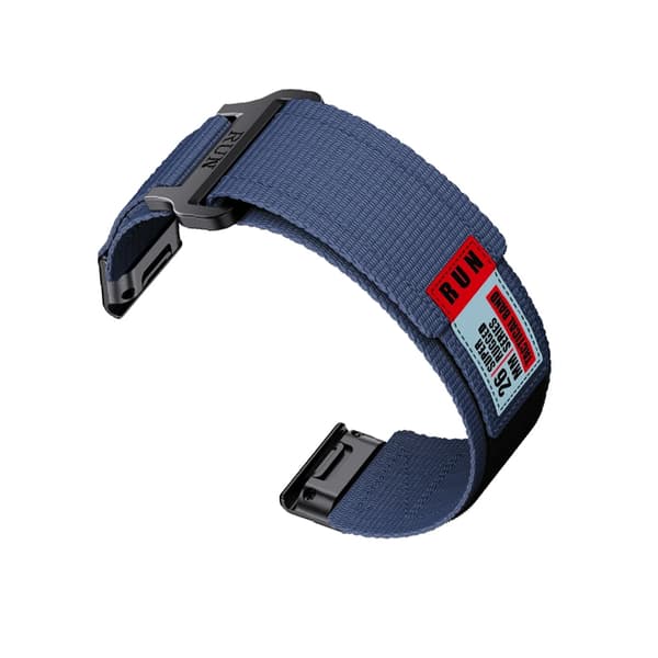 Garmin Fenix 8 nylonrem Blue 22 mm