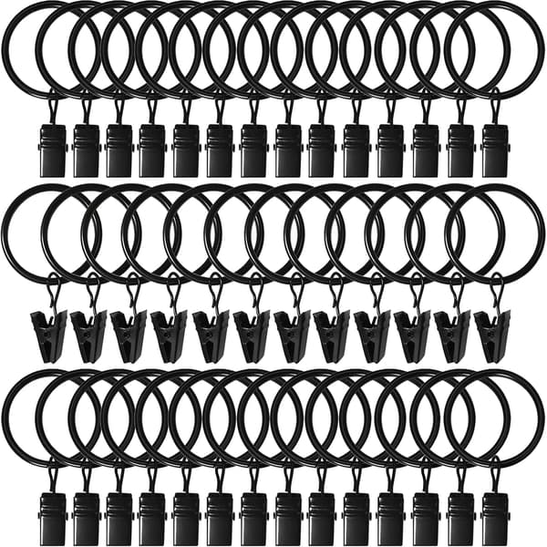 Gardinringar Clips - 20 pack 3.5x3.2 cm