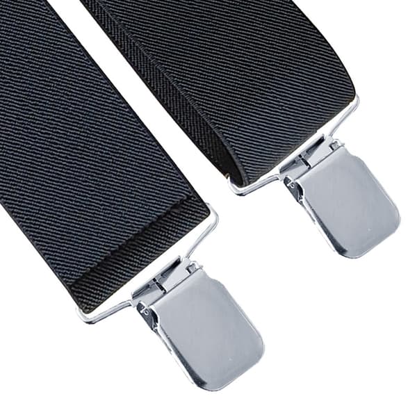 Justerbara elastiska hängslen Black