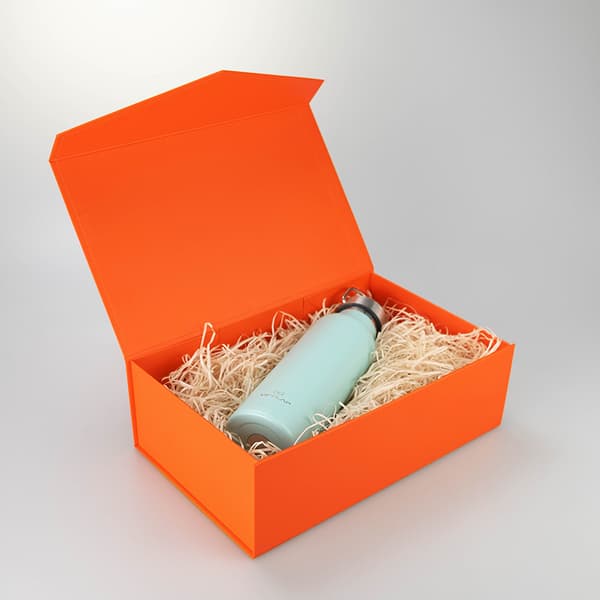 Stor V-formad presentask Orange L