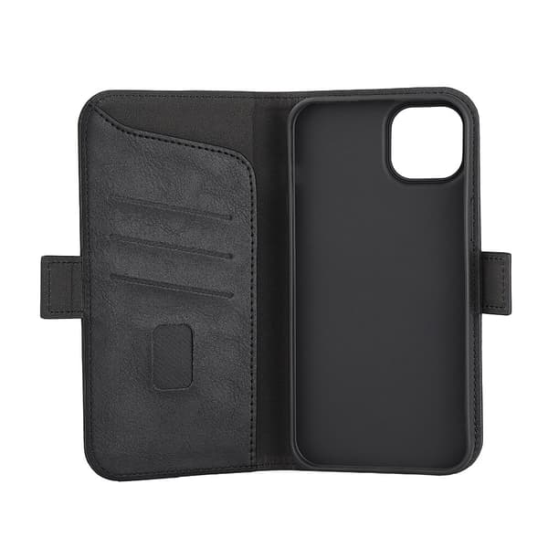 Wallet Case 3 kortrum Magseries Sort - iPhone 15 Plus