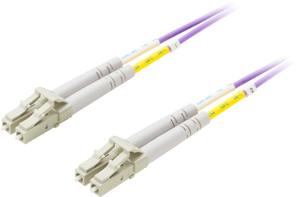 OM4 Fiber cable, LC - LC, 50/125, duplex, multimode, 10m