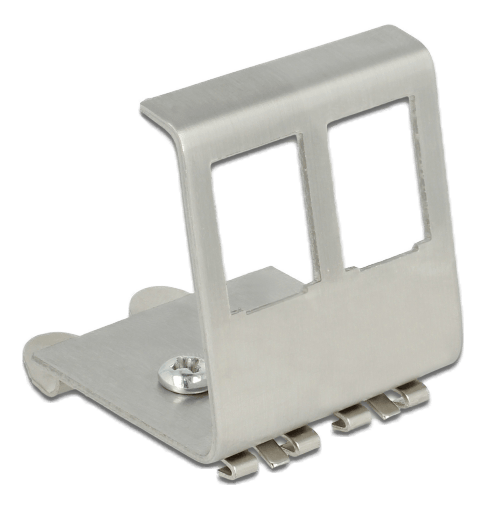 Keystone Metal Mounting 2 Port for DIN rail