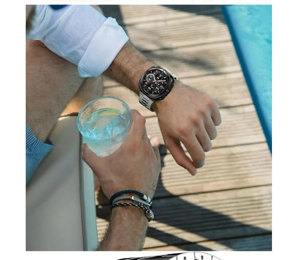 Premium magnetisk rustfrit stål rem til Galaxy Watch 7 Black