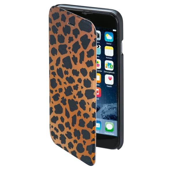 Plånboksväska DesignLine iPhone6/6S Leopard Brun