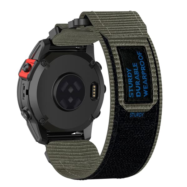 Garmin 20 mm Quick Release Nylon Magic Sticker Watch Band Grey