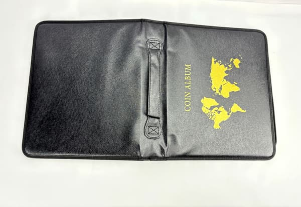 Albumsett for myntsamling - Svart