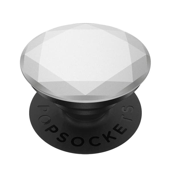 PopGrip PREMIUM Metallic Diamond Silver