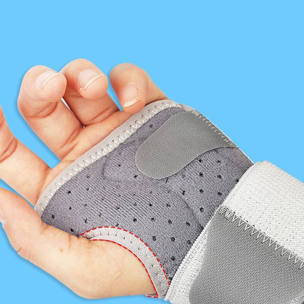 Justerbart Handledsstöd för Smärtlindring - Vänster Hand Grey M