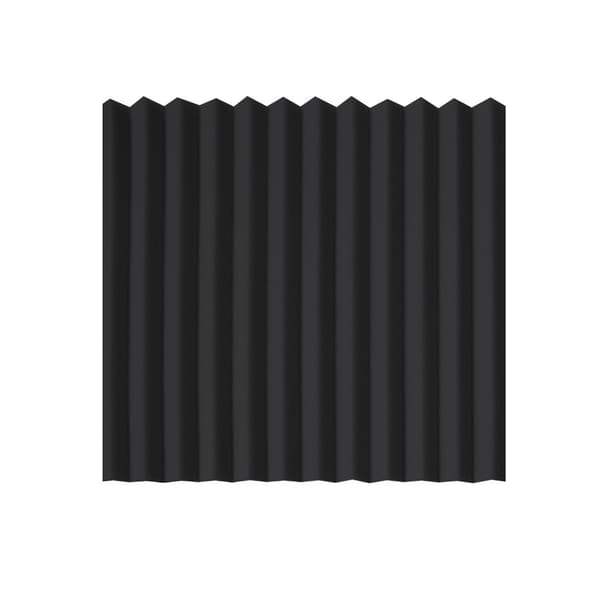 Lydabsorberende skumpaneler Black 12-pack L