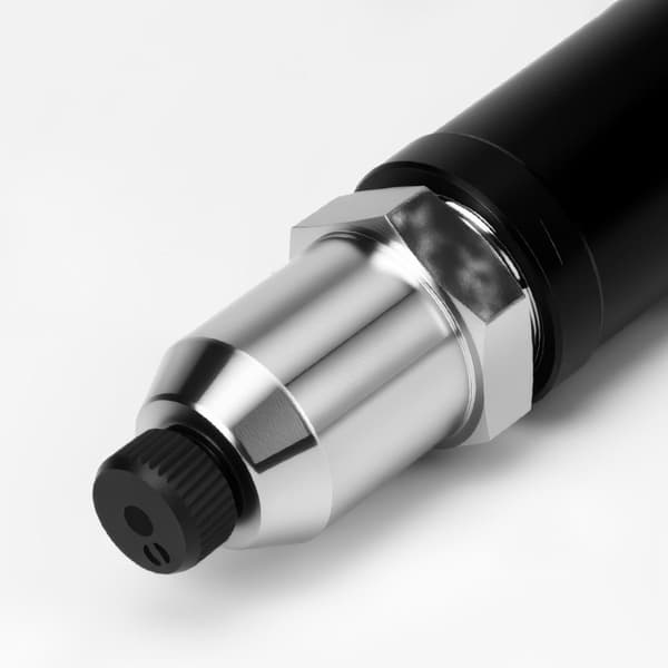 Aluminiumlegerings nitadapter for batteribormaskiner – sekskantet skaft, høykarbonsstålhode, sklisikkert vertikalgrep
