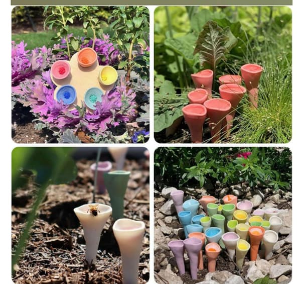 Harpiksblomst Bier Drikkefontæne (Sæt med 2) MultiColor