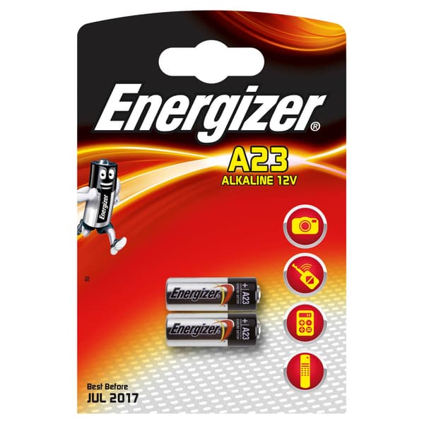 ENERGIZER Batteri A23/E23A Alkalisk 2-pak