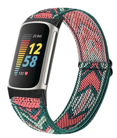 Utskifting av klokkebånd for Fitbit Charge5/6 Red
