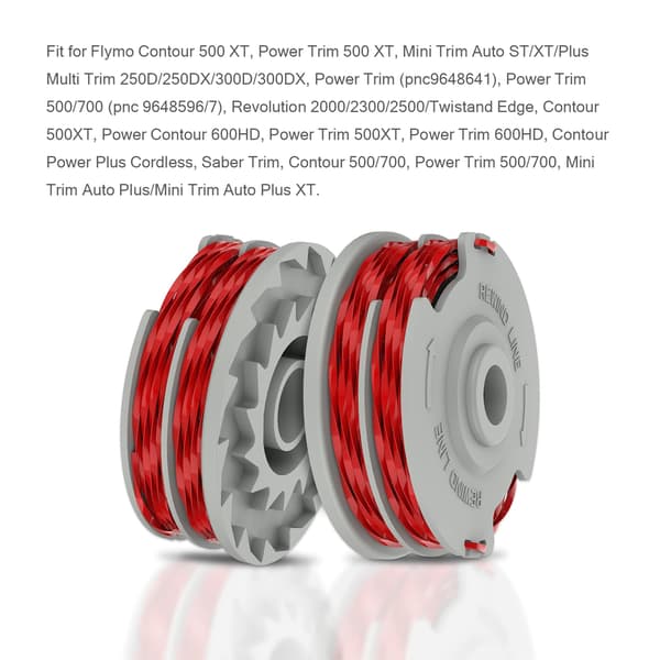 Trimmerspole til gresstrimmer, bl.a. Flymo Contour 500 XT, Power Contour 600HD
