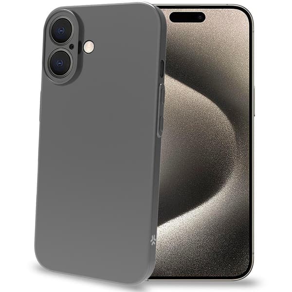 SPACE Super Tyndt Cover iPhone 16 Sort