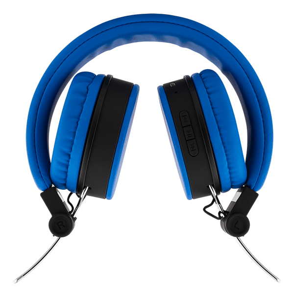 BT200 Foldable on-ear BT headset, 3.5 mm, blue