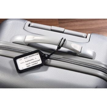 Bagasjelapp 2-pack Svart