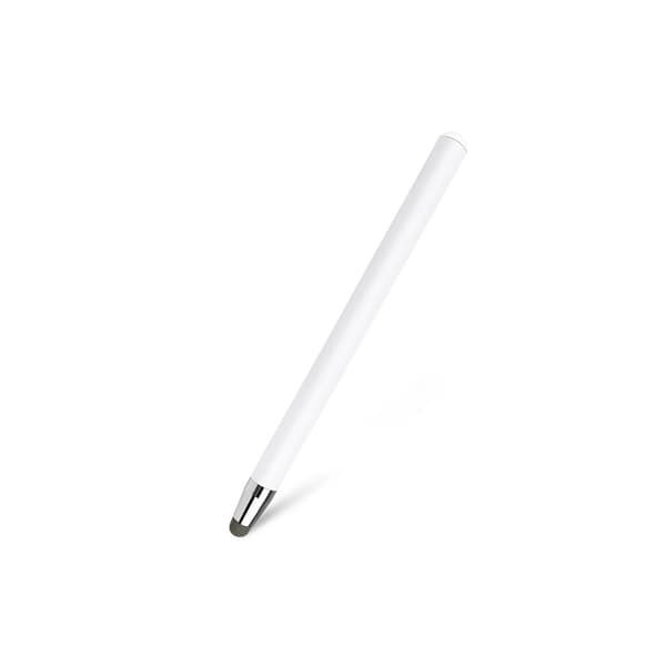 Pink Teleskopisk Pointer Pen med Ledende Kludspids White