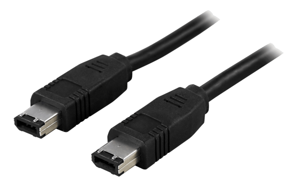 Firewire cable 6-pin male, male, 2m