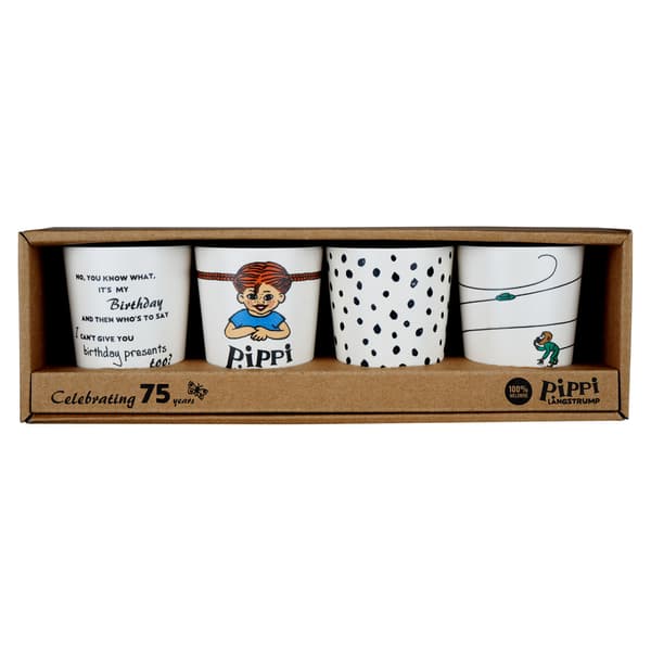 Kuopalliset Astiat 4 Pcs Peppi Pitkätossu