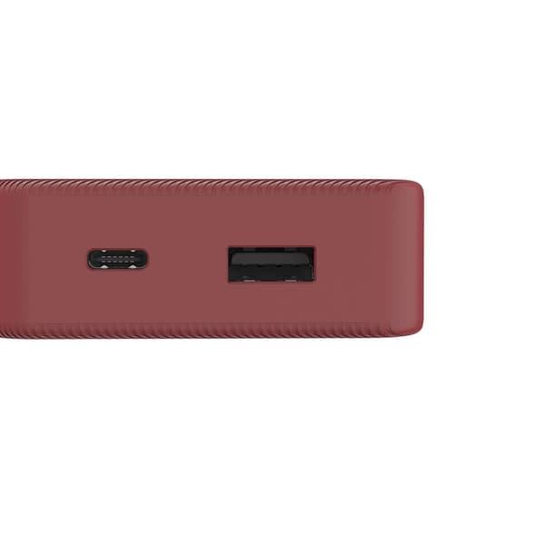 Powerbank Colour 10 10000mAh USB-C+USB-A Red