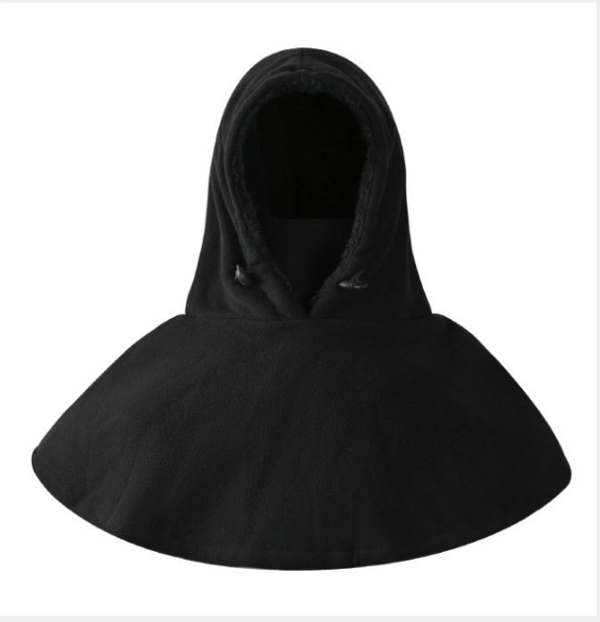 Lämmin Talvimyssy Balaclava - Tuulenpitävä Kasvomaski & Kauluri Black