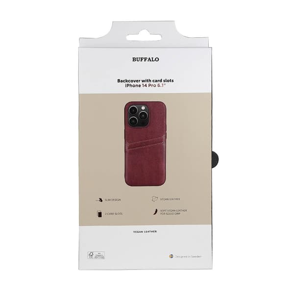 Cover PU Brun - iPhone 14 Pro