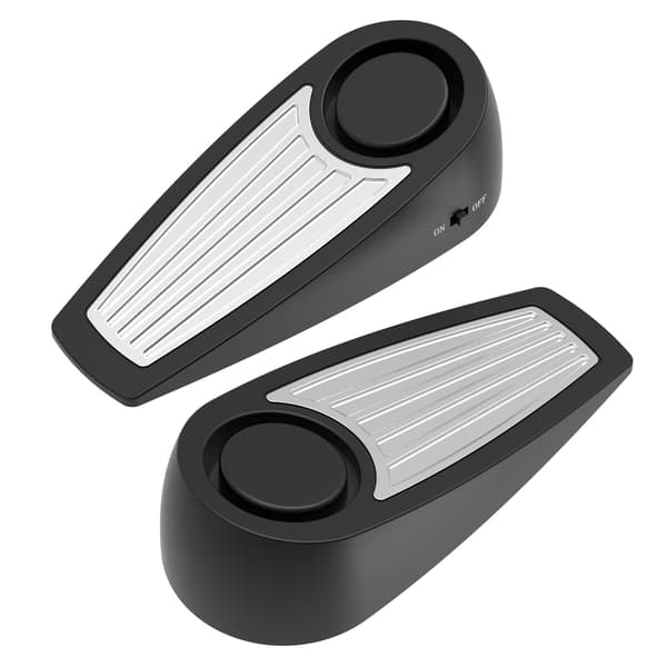 Dørstopper Vibrationssensor Alarm - 130dB Tyverisikringssystem