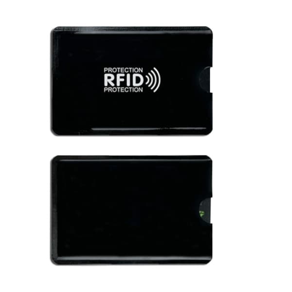 Kortfodral med RFID-Blockering, 10-pack Black