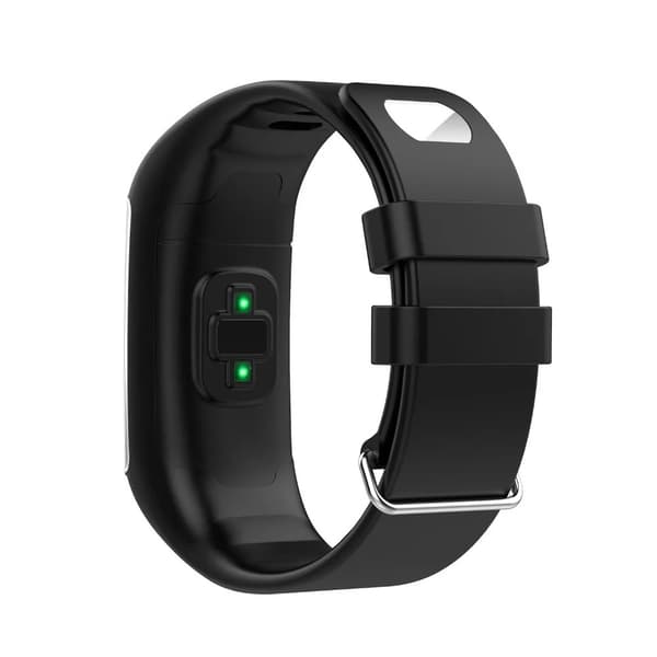 Silikon Erstatningsrem for Polar A360 A370 Black