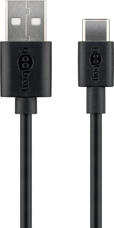 USB-C™ laddnings- och synkroniseringskabel (USB-A > USB-C™)