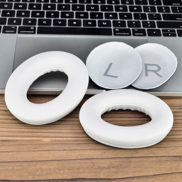 Erstatningsøreputer for Bose QC45 QC35 White