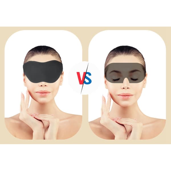 Ultra blød sovemaske Black
