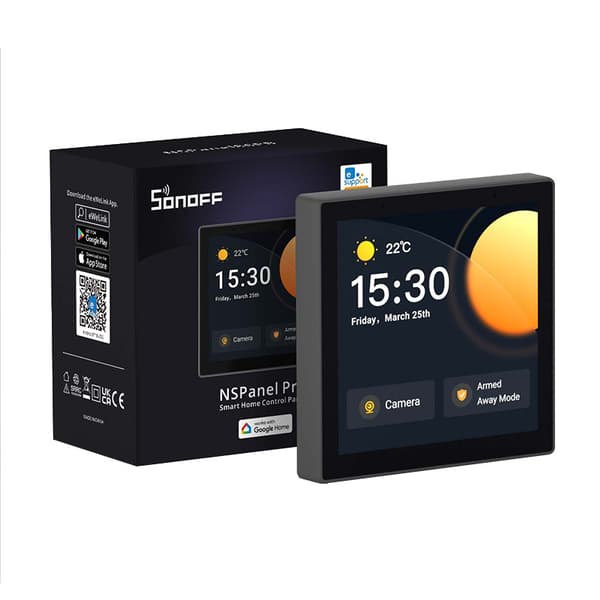Smart kontrollpanel WiFi/Bluetooth/ZigBee Sonoff NSPanel Pro (svart)
