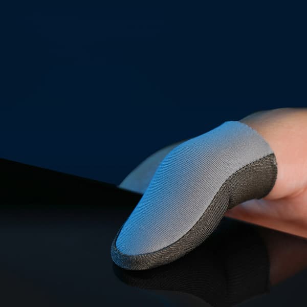 Fingertutter for Gaming i Sølvfiber (Grå Krigsbjørn)