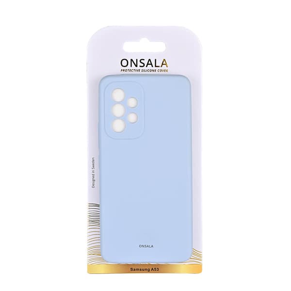 Mobildeksel Silikon Light Blue - Samsung A53
