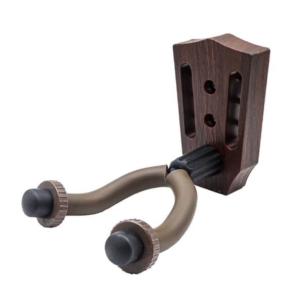 2-pack Klassisk Gitarr Väggfäste - Brun Trädesign för Akustisk och Elektrisk Gitarr Model 3